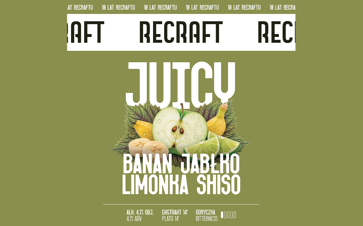 Juicy Banan Jabłko Limonka