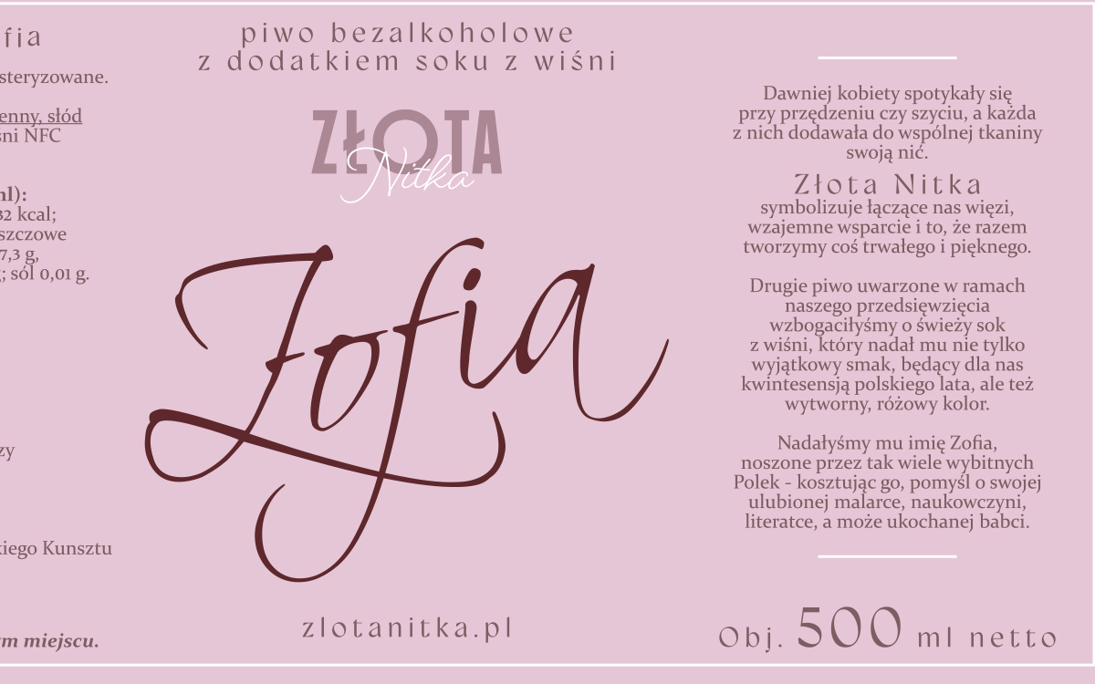 Złota Nitka Zofia